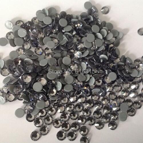 Free shipping !!!SS 16 Hot fix rhinestone black diamond for lace wedding dress 1440 pcs each lot ,beautiful crystal shoes decor
