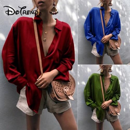 DSMTRC Womens Satin Shirts