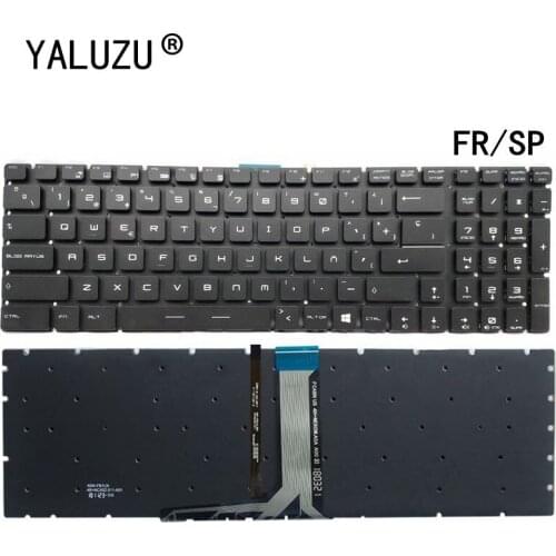 FR/SP Layout Keyboard FOR MSI GT62 GT72 GE62 GE72 GS60 GS70 GL62 GL72 GP62 GT72S CX62 GL63 GL73 GS72V With backlight