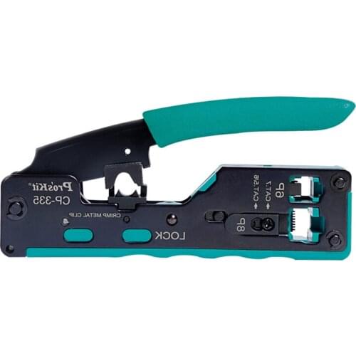 Category 7 Network Crimper Cable Pliers Multi-function Network Crimping Pliers Set CP-335 Multifunctional Crimp Clip Stripper