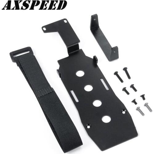 AXSPEED RC Car Battery Mounting Plate Tray for 1/10 RC Crawler Car TRAXXAS TRX-4 TRX4 Upgrade Parts