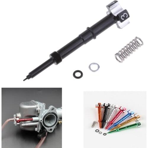 Motorcycle CNC Aluminum Carburetor Carb Air Fuel Mixture Adjuster Screw for Yamaha Honda Dirt Bike Easy Installation