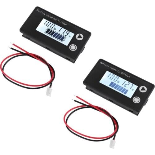 New DC 8V-100V Lead Acid Lithium LiFePO4 Car Motorcycle Battery Capacity Indicator
