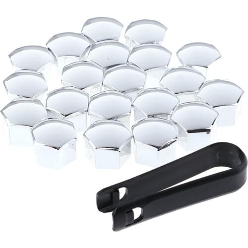 New 20Pcs Special Socket Auto Hub Screw Cover Bolt Rims Car Wheel Nut Caps Car Styling 17mm Exterior Decoration Protection