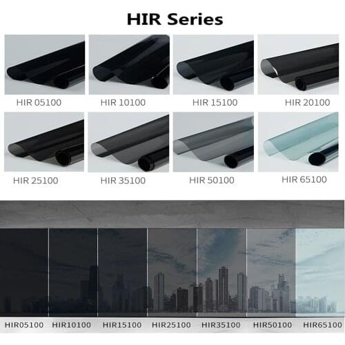HOHOFILM 76cmx1000cm Window Film Sun Shade Window Tint Film Glass 2 PLY Car Auto House Commercial Solar Protection Vinyl