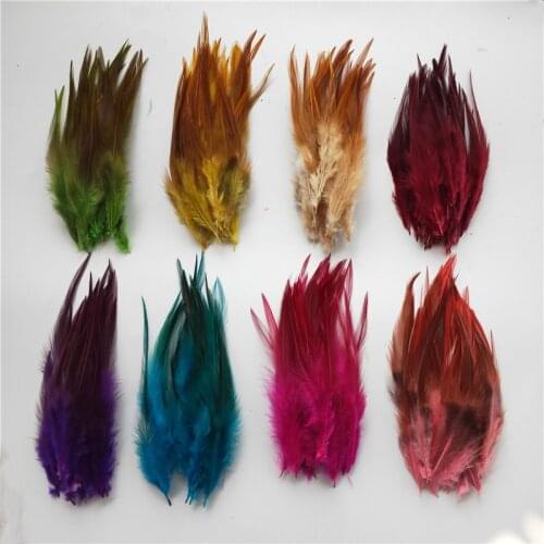 Wholesale 100 Pcs/Lot High Quality Chicken Feathers For Crafts 10-15cm Jewelry Accessories Decoration Rooster Feather Plume