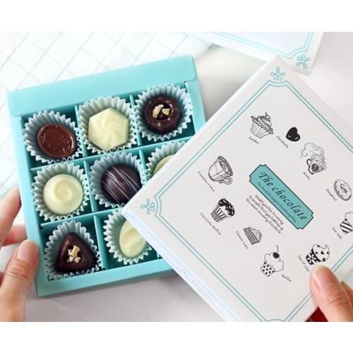 Wholesale Custom Fancy Logo Printed luxury chocolate boxes packaging for gift packaging box chocolate ---PX2052