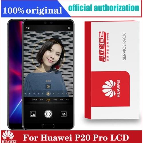 Original 6.1'' Display Replacement for Huawei P20 Pro LCD Touch Screen Digitizer + fingerprint CLT-L09 CLT-L29 CLT-AL01