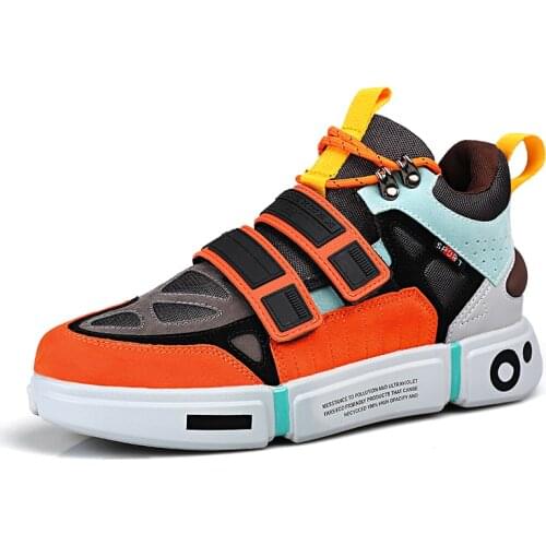 Unisex Autumn High Top Sock Sneakers Men Breathable Shoes Women Tenis Masculino Black / White Botas Chaussures Pour Hommes