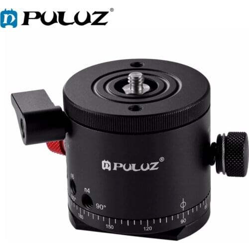 PULUZ Aluminum Alloy Panoramic Indexing Rotator Ball Head for Camera Tripod Head