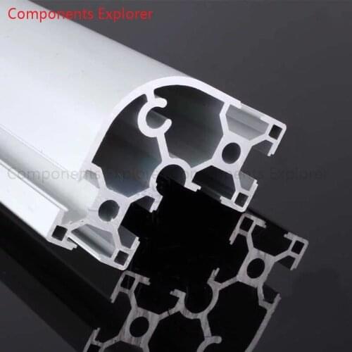 Arbitrary Cutting 1000mm 6630 Arc Aluminum Extrusion Profile,Silvery Color
