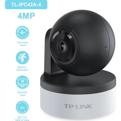 TP-LINK 4MP Surveillance Camera WIFI Outdoor Mini Camera PTZ Speed Dome Wireless IP Camera Wifi Human Detect Night Vision ONVIF