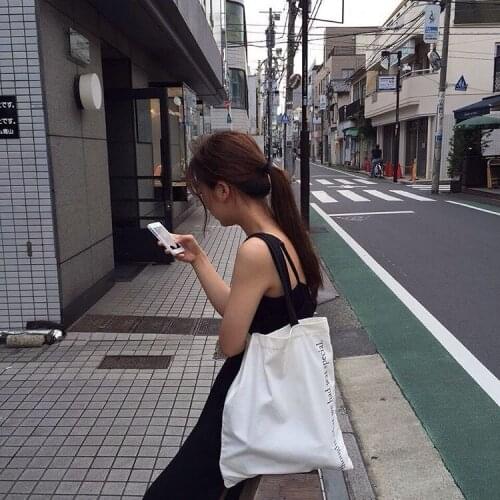 Large Capacity Canvas Tote Shoulder Bag Fabric Cotton Cloth Reusable Shopping Bag for Women 2020 Beach Handbags Shopper Bags