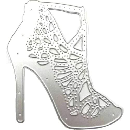 68UE 1 Pack High Heel Cutting Die Template Paper Art Craftings Cutting Template