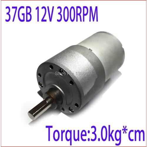 37GB 37MM 12V 300RPM electric boat motor High Torque Gear Box Powerful dc motor 12v Electric Motor 12v brushless dc motor fan