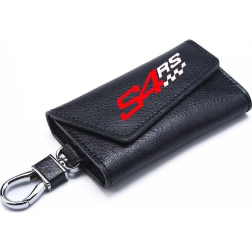 3D cowhide Key key case Holder Chain Collection Keychain for Ducati S4RS S4R S Motorcycle Badge Keyring