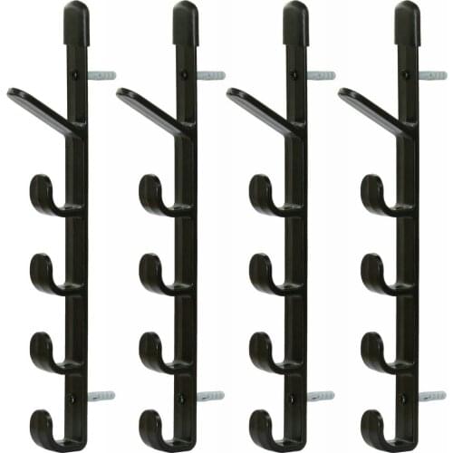 4pcs/pot Horizontal Designs 10-Club Golf Club Wall Mount Bracket Display Shelf Cases Rack