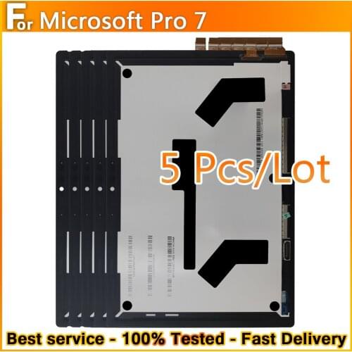 5Pcs Original For Microsoft Surface Pro 7 1866 LCD Display Touch Screen Digitizer Assembly Pro 7 LCD Display With Board