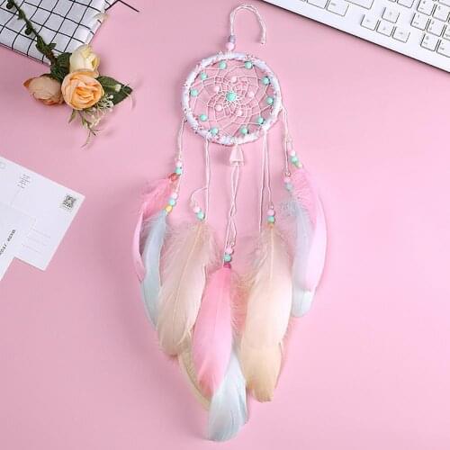 7-Color Flying Wind Chimes Dream Catcher Handmade Gifts Dreamcatcher Home Wall Decoration Best Gifts For Woman Kids