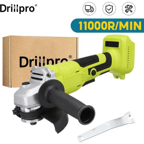 125/100mm Cordless Brushless Angle Grinder DIY Woodworking Power Tool For 18V Makita Battery 11000rpm 850W (Only Tool)