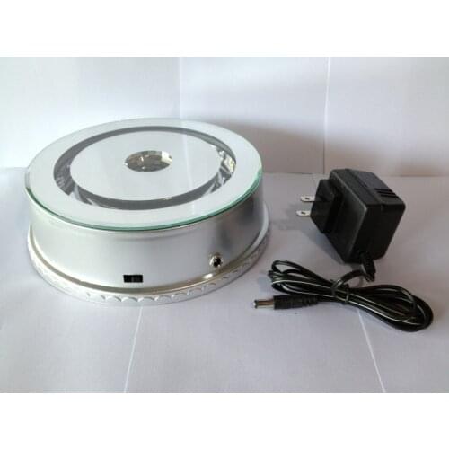 Big Rotated LED Plastic Stand Lightbase for Crystal Cube Display 19 Multicolor Bulbs With 12 Songs Music