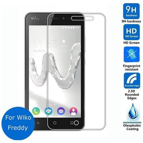 For Wiko Freddy Tempered Glass Original 9H Protective Film Explosion-proof Screen Protector For Wiko Freddy 5.0 inch Guard