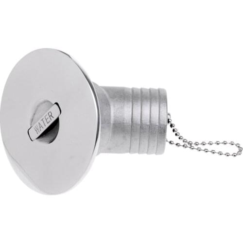 Boat Marine Deck Fill Filler Keyless Cap Gas Fuel Tank 316 Stainless Steel