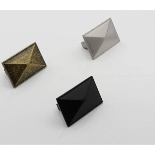 1PCS Modern Square Style Cabinet Handle and Knobs Wardrobe Drawer Door Pulls Furniture Hardware