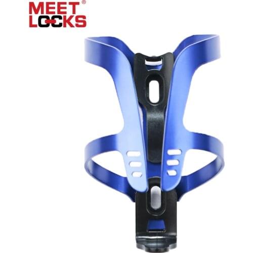 MEETLOCKS Bike Water Bottle Cage 45g Super Bike Ultra Quality Spring Aluminum Alloy Bottle Holder Bicycle 4 Colors Bike Parts