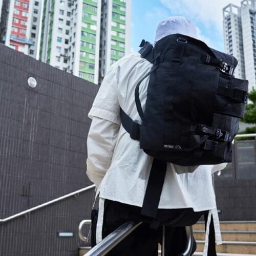 Mens Travel Bag Shoulder Bag Backpack Messenger Bag Techwear Accessories Darkwear Ninjawear Pupil Travel