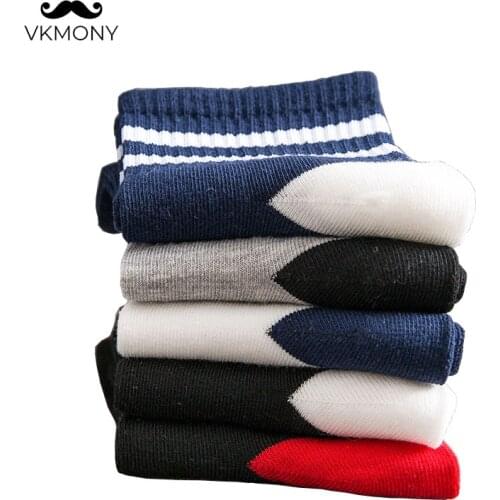 Man cotton socks GOOD letter personality man socks 5 pairs/lot men socks fashion men socks VKMONY