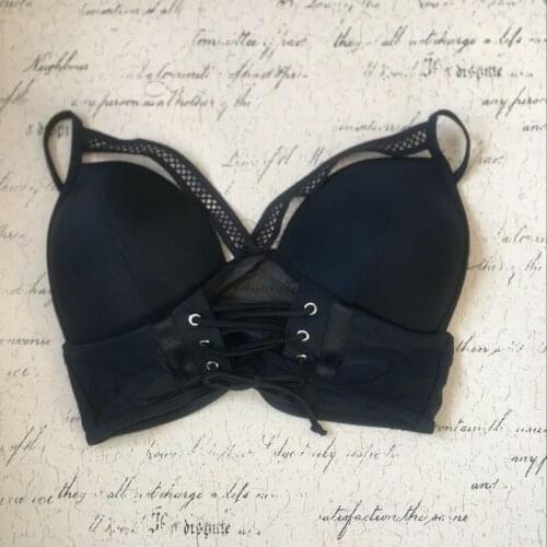 2021 New Fashion Ladys Swimsuit Multi-rope Hard-pack Bikini Swimsuit Sexy Solid Color Tied Generation Split Swimsuit XL