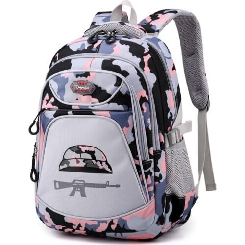POOLOOS Orthopedic Backpack Primary School Students' Schoolbags 1-3-6 Grades Childrens Backpack Kids School Bag For Boys girls