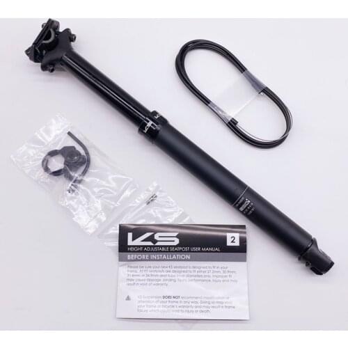 KS seatpost KindShock E20/E20-i with remote control dropper seat post 30.9/31.6mm travel125mm EXA bicycle