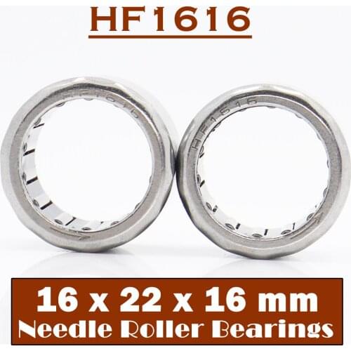 HF1616 Bearing 16*22*16 mm ( 10 PCS ) Drawn Cup Needle Roller Clutch HF162216 FC-16 Needle Bearing