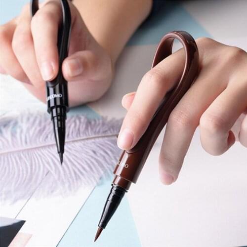 Lazy Ring Eyeliner Pen Color Development Quick-drying Waterproof Sweat-proof Non-smoothing Brown Beginner Beauty Makeup TSLM1