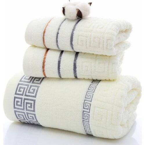 32-strand Great Wall Bath Towel 100% Cotton Towel Bath Towel 3Pcs Premium Gift Set Luxury Hotel & Spa Premium Bath Towel Towel
