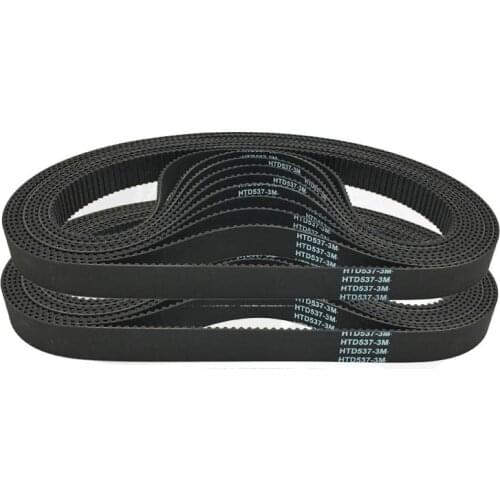 Custom Rubber Sync Power Transmission Belt Parts HTD528-3M HTD531-3M HTD537-3M HTD540-3M