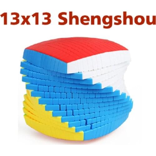 Shengshou 13 Layers 13x13x13 magic cube stickerless Speed Magic Puzzle 13x13 Educational Cubo magico Toys (128mm) kids toys