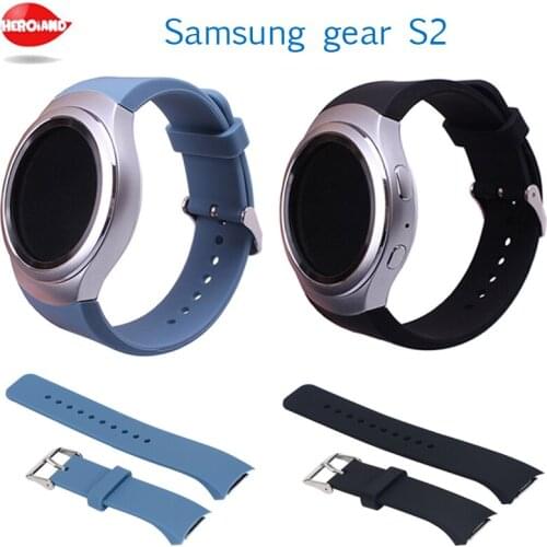 Silicone Strap for Samsung s2 gear band Sport S2 RM-720/SM-720 Colorful Rubber Replacement for Sumsung gear S2 Smart Watch
