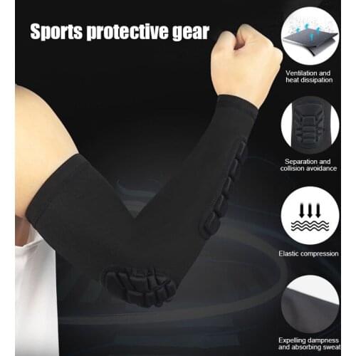 Sports Elbow Brace Support Guards Breathable Arm Support Sleeve Protector For Sport Workouts A7