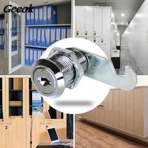 1set Key Switch Small Mechanical Lock Turn Tongue Case Lock Drawer Universal Lock Small Plum Ball Switches Key Lock