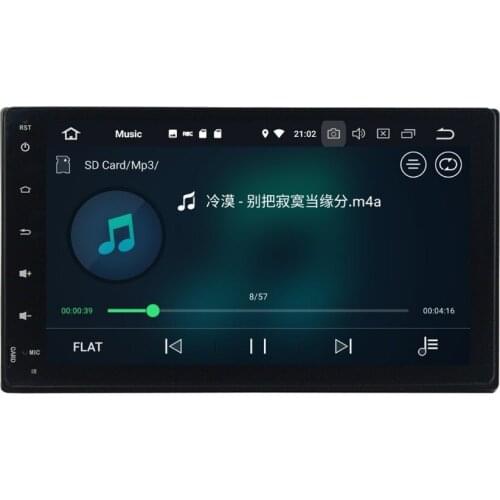 2 din 9" Android 8.0 Car Audio DVD Radio GPS for Toyota Fortuner 2016 2017 4GB RAM Bluetooth WIFI USB Mirror-link 32GB ROM