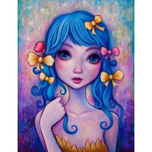 5D DIY Poured Glue Diamond Painting Kits Scalloped Edge Unique Handcraft Gift Home Wall Decoration Soft Canvas Fall Decor