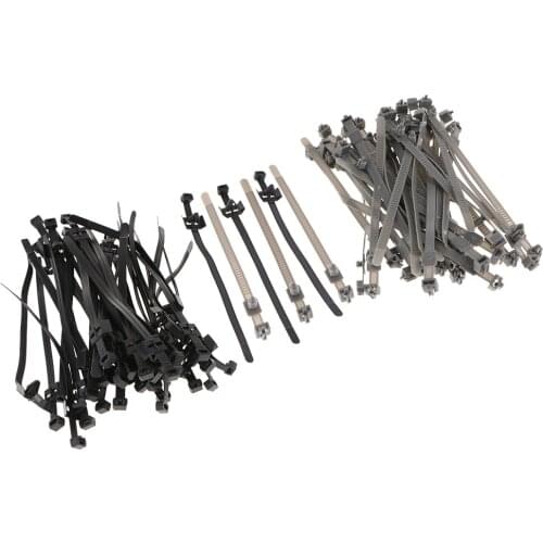 85 Pieces Self Locking Nylon Plastic Cable Ties Wrap Wire Cord Zip Tie Strap