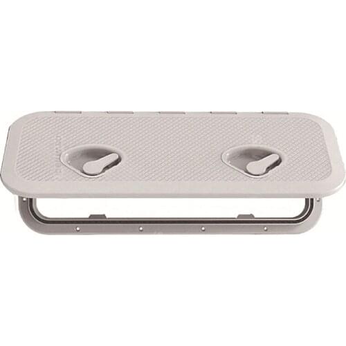 Yacht Accessories Marine Hatch Cover Double-Handle Square Deck Cover UV-resistant Yacht Inspection Cover