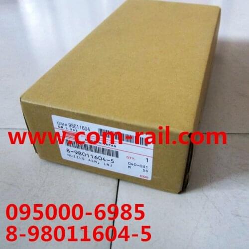Common rail injector 095000-6985 8-98011604-5 original