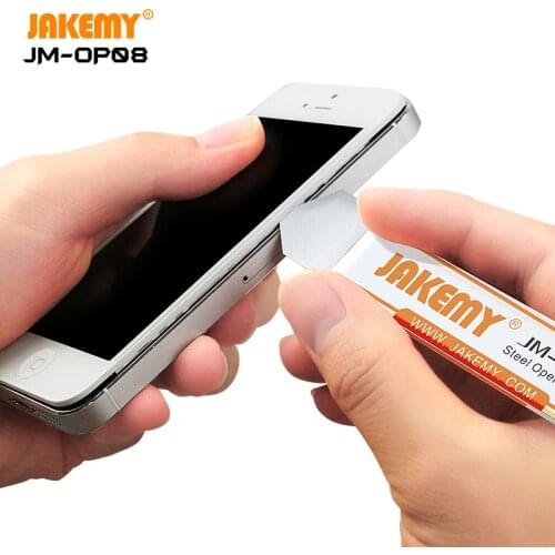 JAKEMY JM-OP08 Portable Stainless Mini Thin Pry Tool Safe Opening Tool for Cellphone Tablet Repair Disassemble