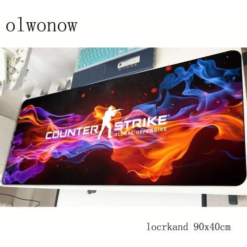 Csgo mousepad 90x40cm New arrival gaming mouse pad gamer mat thick game computer desk padmouse keyboard large play mats