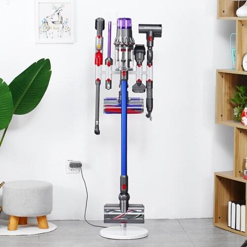 1*Storage Bracket For Dyson V11 Dok Storage Bracket Vacuum Cleaner Free Punching 9 Holes Accessories Brush Tool Nozzle Base